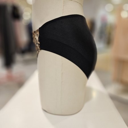 레오파드 햄라인 팬티