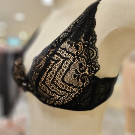 레이스 원단 풀컵 브라