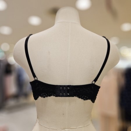 블랙레이스 배색 브라