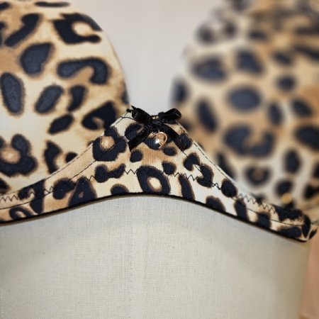 레오파드 프린트 브라