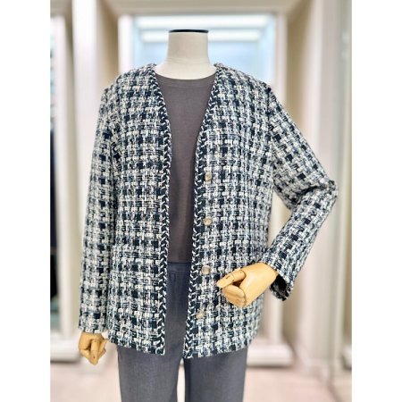 칼라리스 트위드 자켓