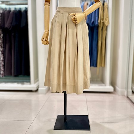 사이드 포켓 플리츠 스커트