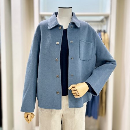 스탠 카라 핸드메이드 자켓