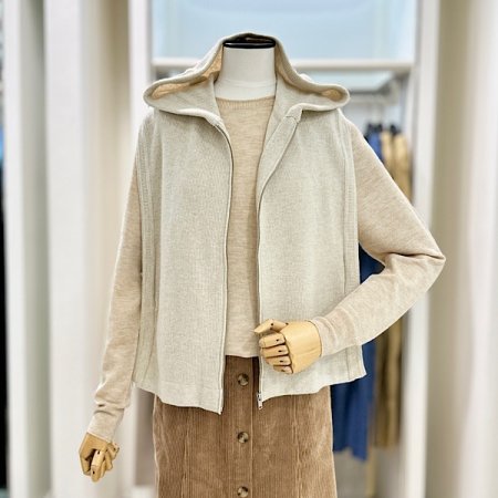 집업 후드 베스트