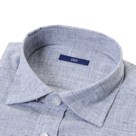 그레이 패턴 긴팔 셔츠