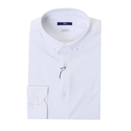 슬림핏 긴팔 드레스 셔츠