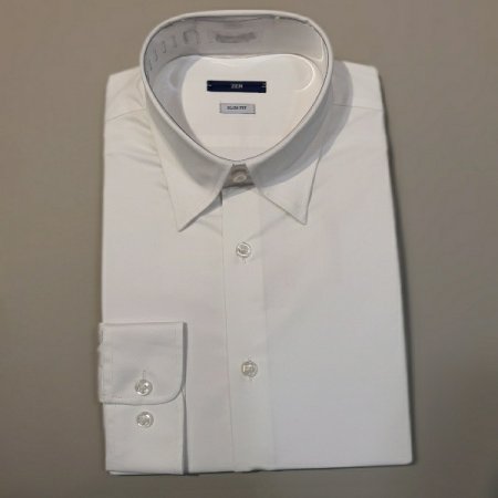 슬림핏 긴팔 드레스 셔츠