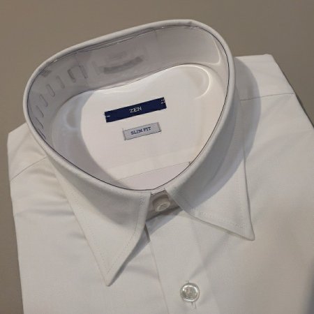 슬림핏 긴팔 드레스 셔츠