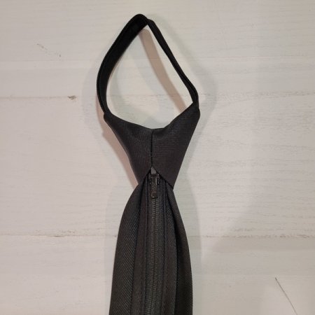 블랙 자동 넥타이