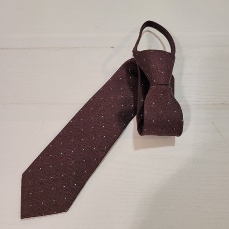 와인 땡땡이 자동 넥타이