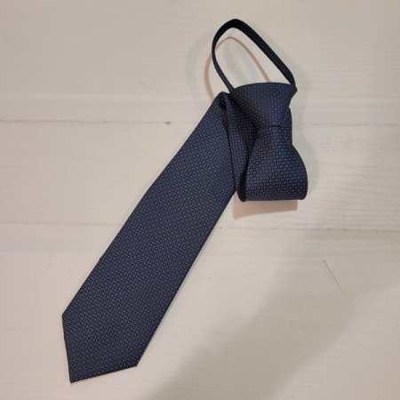 그레이 프린트 자동 넥타이