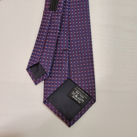 와인 자카드 지퍼 자동 넥타이