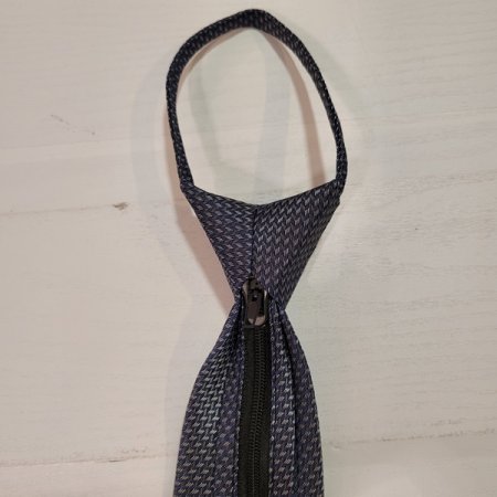 자카드 지퍼 자동 넥타이