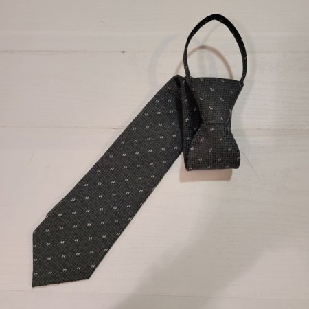 그린 지퍼 자동 넥타이