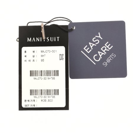 슬림핏 화이트 드레스 셔츠