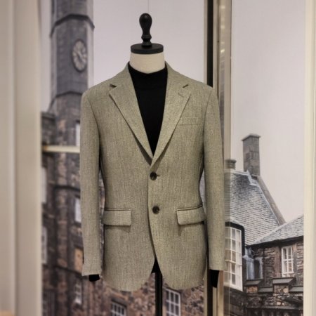 투톤 베이지 스트레치 셋업