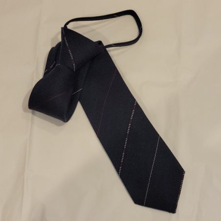 사선 지퍼 넥타이