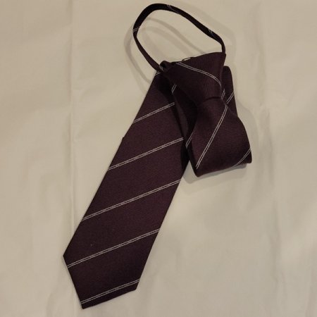 사선 지퍼 넥타이