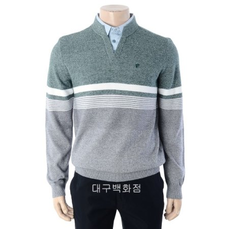 스트라이프 레이어드 니트