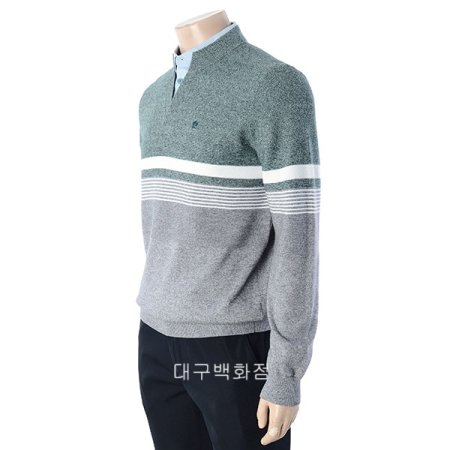 스트라이프 레이어드 니트