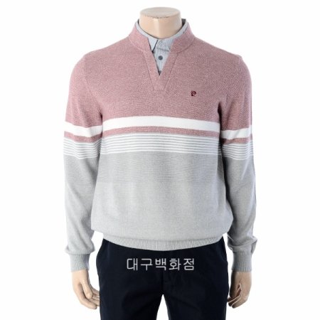 스트라이프 레이어드 니트