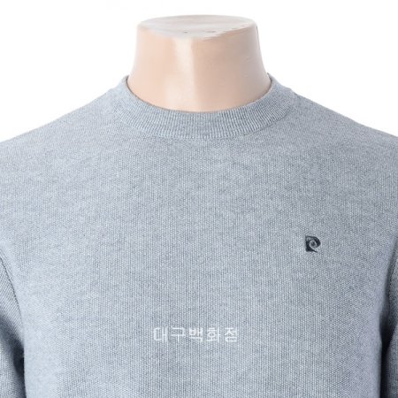 텍스쳐 라운드 니트