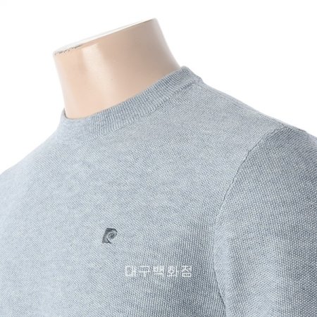 텍스쳐 라운드 니트