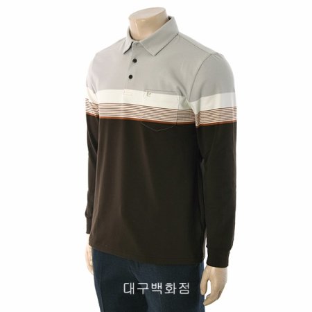 스트라이프 카라 티셔츠