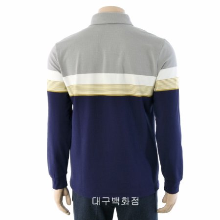 스트라이프 카라 티셔츠