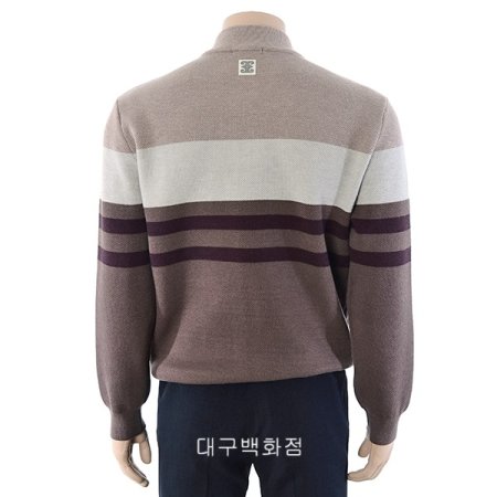 스트라이프 집업 가디건