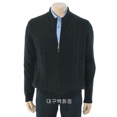 케이블 집업 가디건