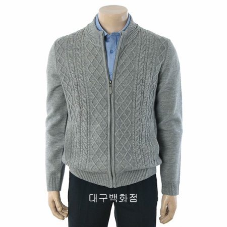 케이블 집업 가디건