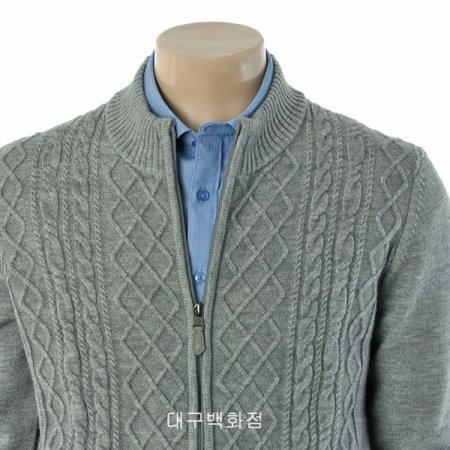 케이블 집업 가디건