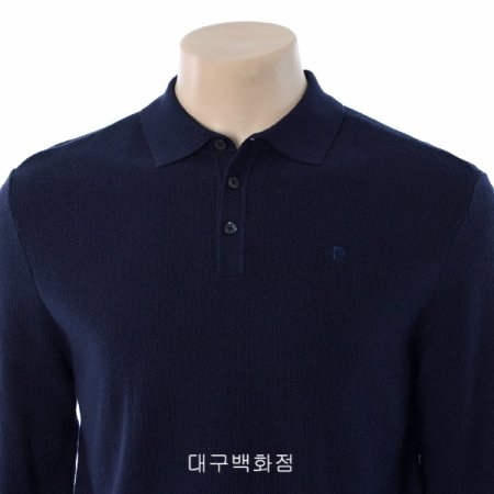 변형조직 폴로형 니트