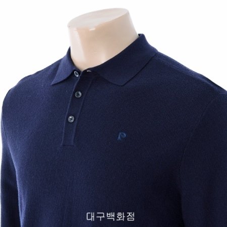 변형조직 폴로형 니트