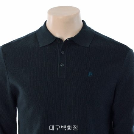 변형조직 폴로형 니트