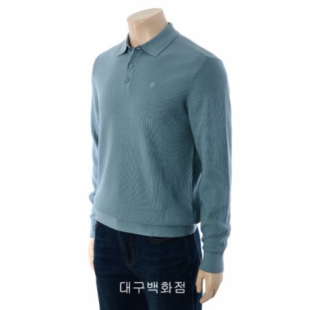 변형조직 폴로형 니트