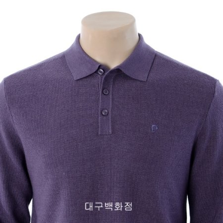 변형조직 폴로형 니트