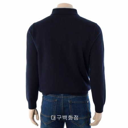 스퀘어 블럭 레이어드 니트