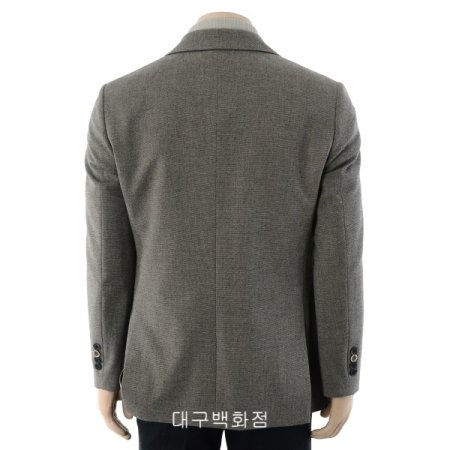 투톤 슬림핏 자켓