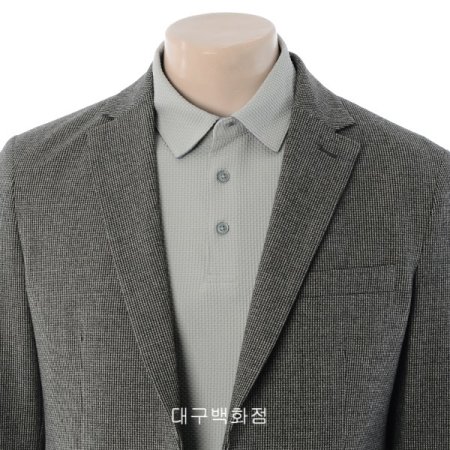 잔체크 노멀핏 자켓