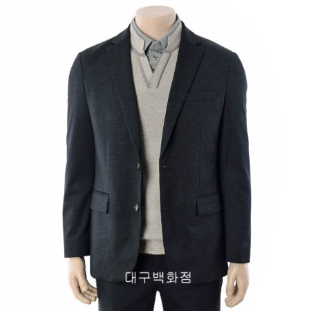 분또 프린트 슬림핏 자켓