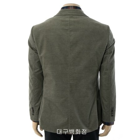 투톤 몰스킨 슬림핏 자켓