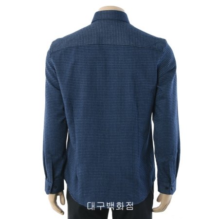 고방체크 슬림핏 셔츠