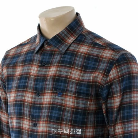 중체크 노멀핏 셔츠