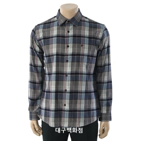 빅체크 노멀핏 셔츠