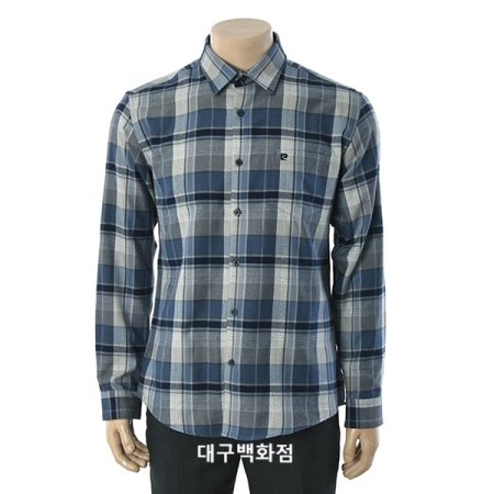 빅체크 노멀핏 셔츠