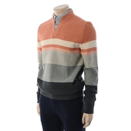 피에르가르뎅 스트라이프 레이어드 니트