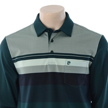 스퀘어 조직 스트라이프 티셔츠