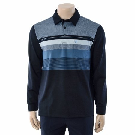 스퀘어 조직 스트라이프 티셔츠